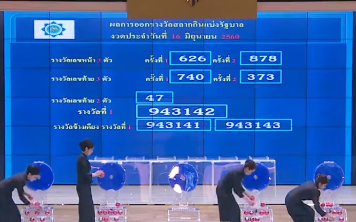 ตรวจหวย ผลสลาก 16 มิถุนายน 2560